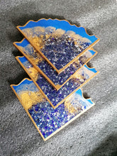 Load image into Gallery viewer, Blue Star Agate Coaster