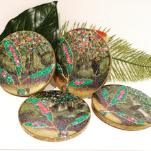 Load image into Gallery viewer, Green Bling Coaster