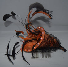 Load image into Gallery viewer, Orange Feather Comb