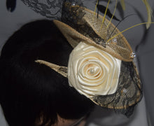 Load image into Gallery viewer, Ivory Fascinator