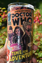 Load image into Gallery viewer, Dr Who Fabric 20oz Tumbler