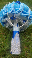Load image into Gallery viewer, Blue and Bling Bouquet Set