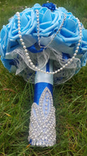 Load image into Gallery viewer, Blue and Bling Bouquet Set
