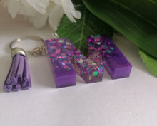 Load image into Gallery viewer, Personalised Letter M keyring
