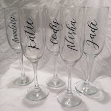 Load image into Gallery viewer, Personalised Champagne Flutes