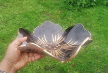 Load image into Gallery viewer, Black Gold Resin Platter bowl and set of 4 matching coasters