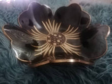 Load image into Gallery viewer, Black Gold Resin Platter bowl and set of 4 matching coasters
