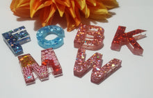 Load image into Gallery viewer, LOVE letters in box frame, Valentine gift, Resin art framed letters, LGBTQ gift