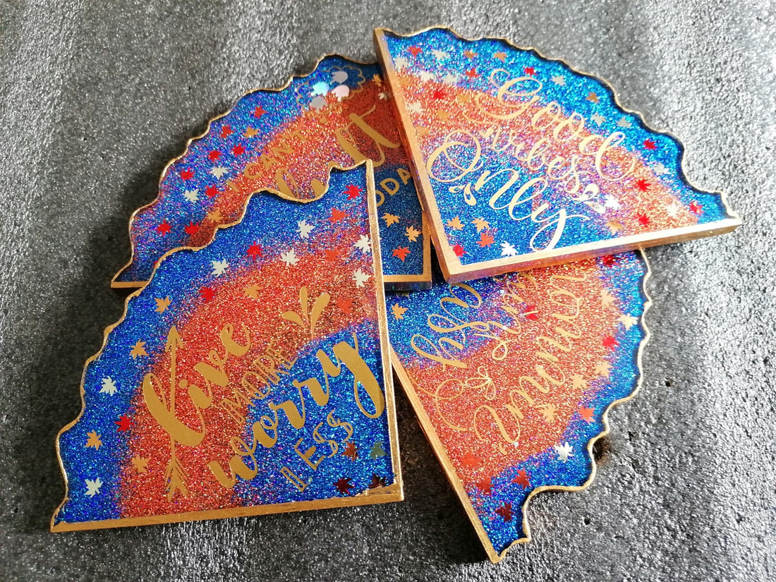 Geode Coasters with a Difference