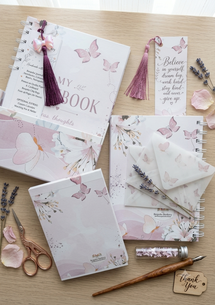Elegant Butterfly Stationery Gift Set for Journaling, Planning & Everyday Inspiration