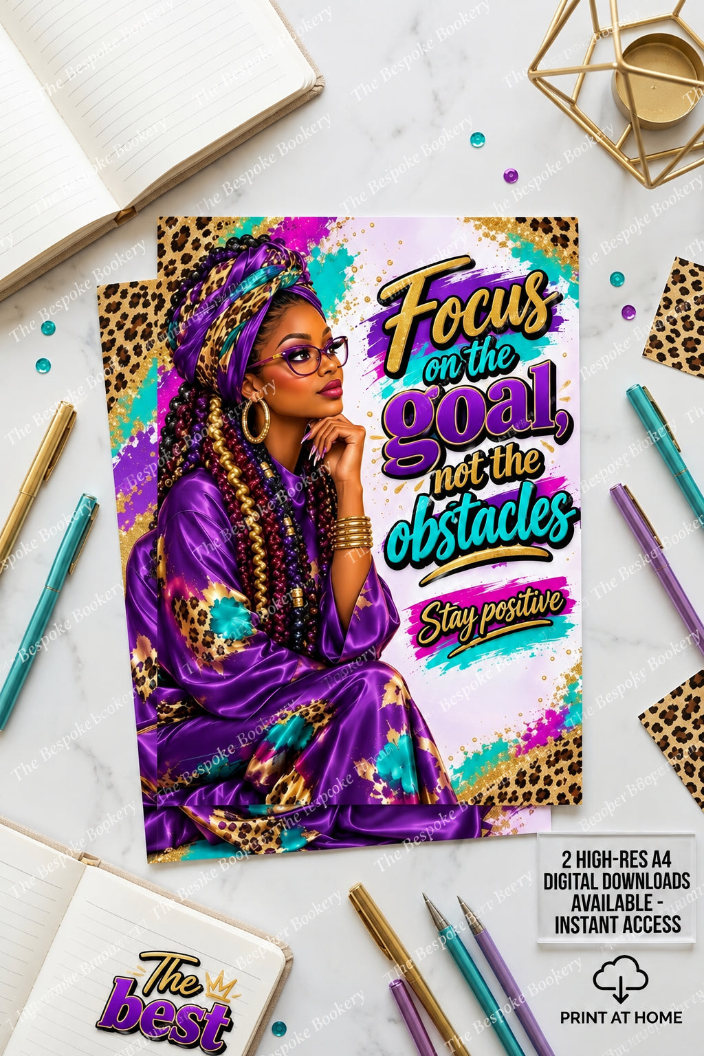 Digital Download: Front & Back Notebook Covers (A4 High‑Resolution)