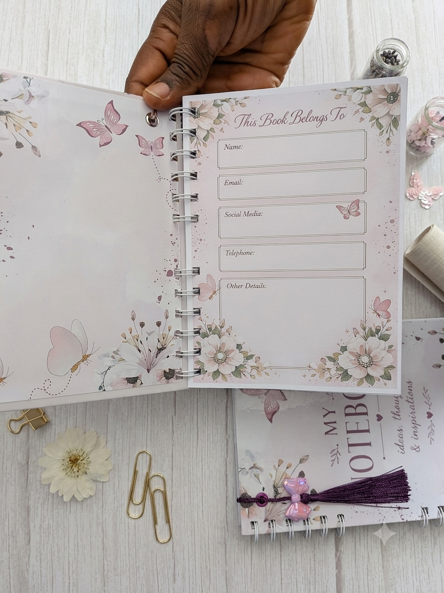 Elegant Butterfly Stationery Gift Set for Journaling, Planning & Everyday Inspiration