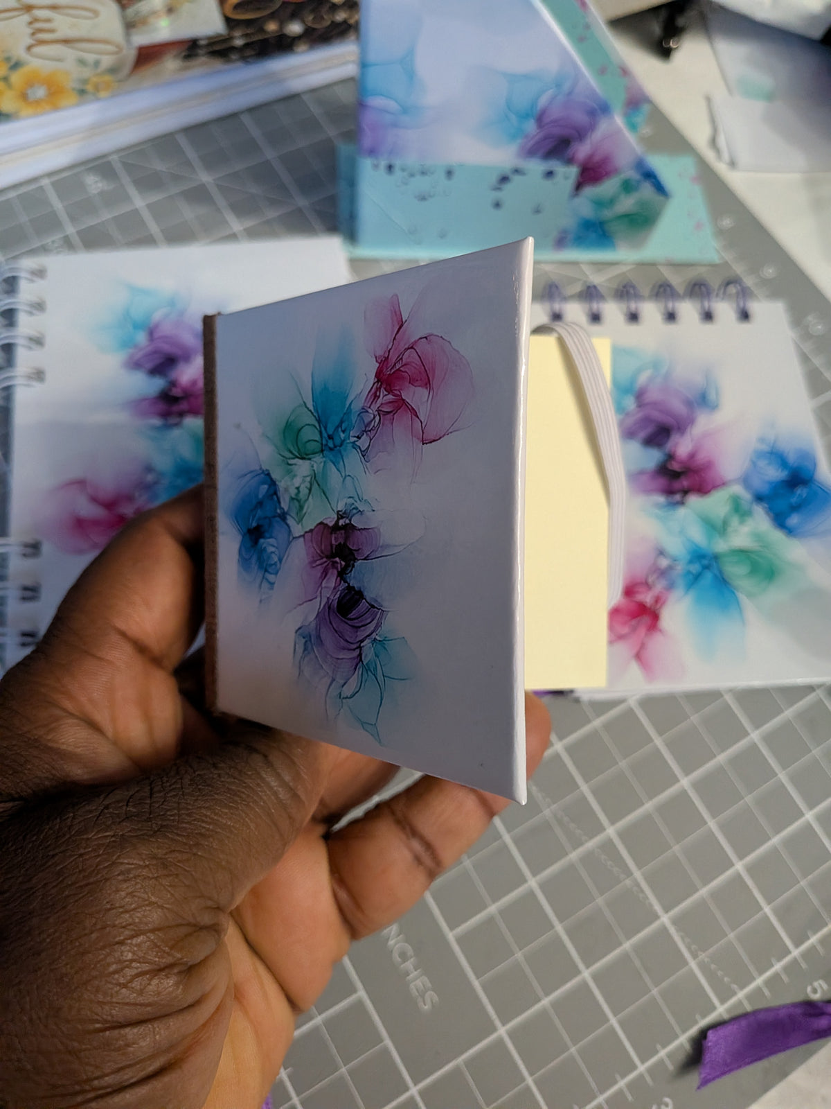 Fluid Ink Art Stationery Bundle | Instant Download (8.5" x 11")