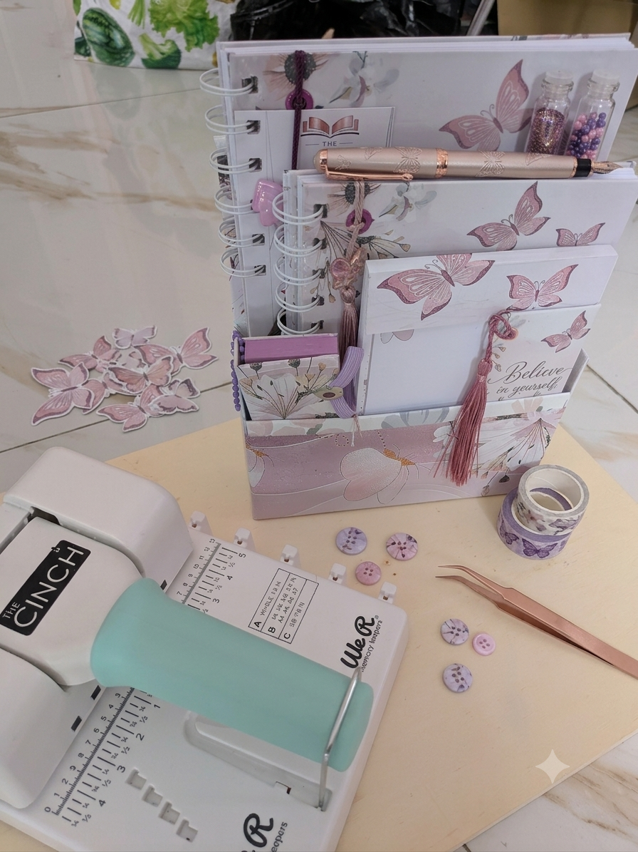Elegant Butterfly Stationery Gift Set for Journaling, Planning & Everyday Inspiration