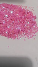 Load and play video in Gallery viewer, 10g Pink Star (Wish Upon) Holographic glitter
