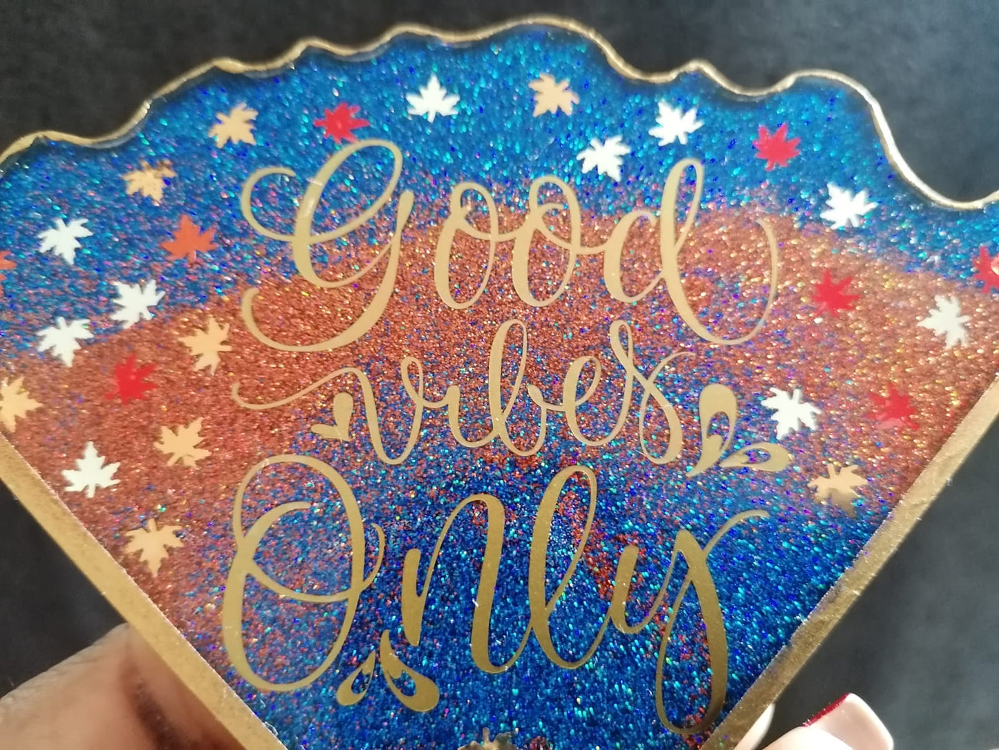 All American Star Agate Coaster