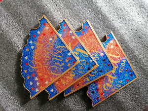 All American Star Agate Coaster