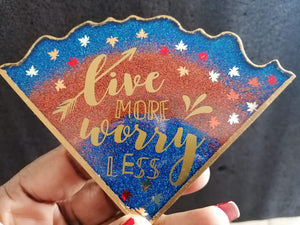 All American Star Agate Coaster