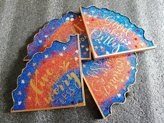 All American Star Agate Coaster