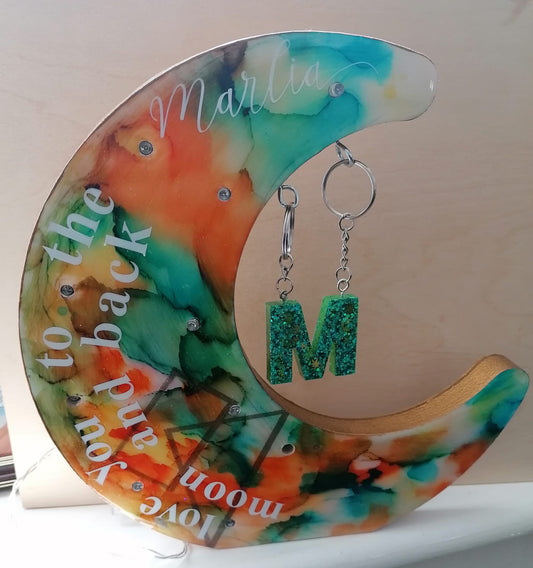Personalised Crescent Moon Night Lights