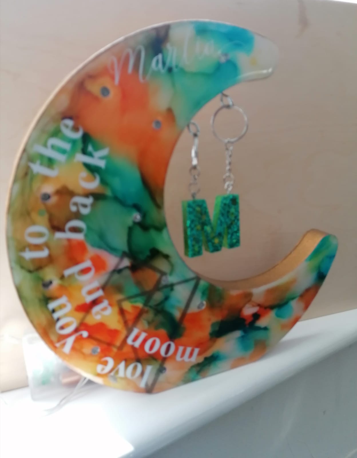 Personalised Crescent Moon Night Lights