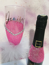 Load image into Gallery viewer, Personalised Mini Wine and Glass Set (Over 18s)
