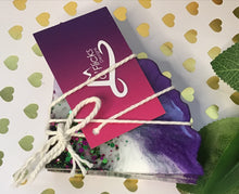 Load image into Gallery viewer, Purple Burst Agate Coaster
