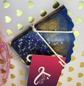 Blue Star Agate Coaster