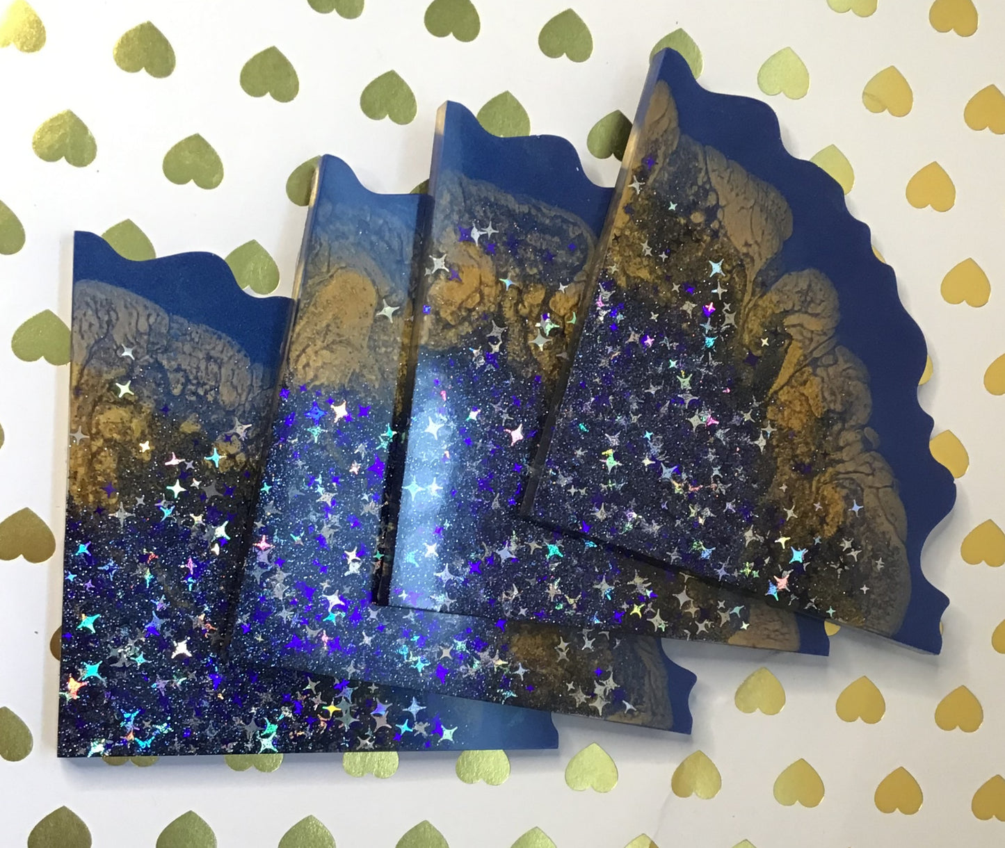 Blue Star Agate Coaster