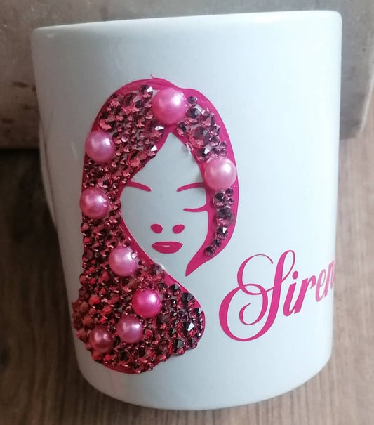 Afro Bling Diamante Mug