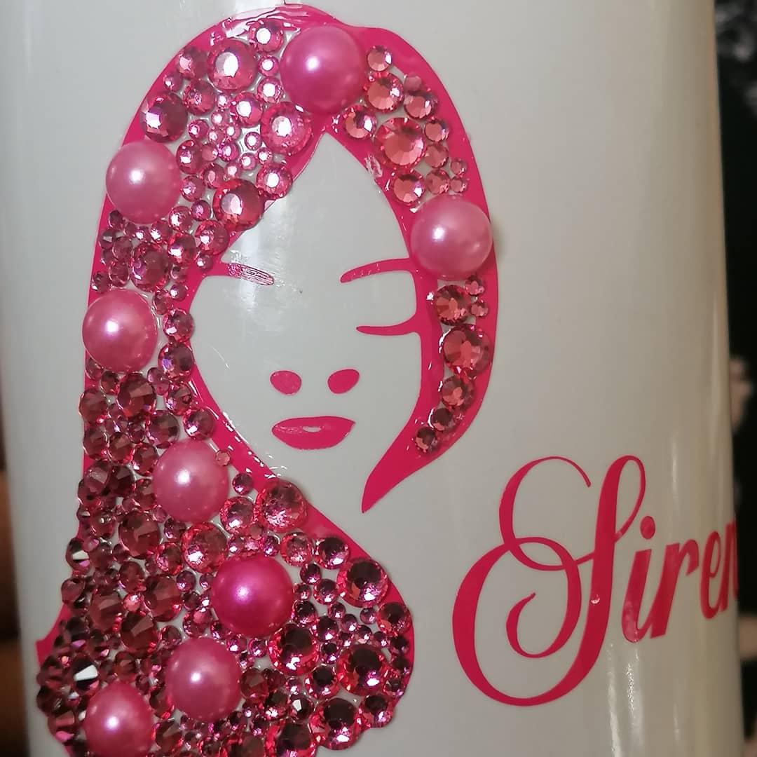 Afro Bling Diamante Mug