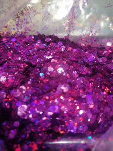 Purple Rain chunky glitter mix