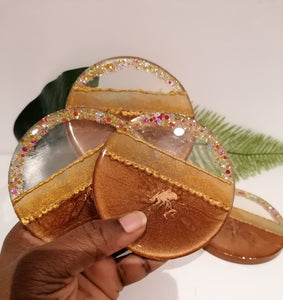 Gold Bling Coaster