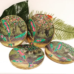 Green Bling Coaster