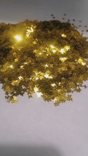 Load and play video in Gallery viewer, 10g Butterfly (Eagle Wing) Gold holographic glitter
