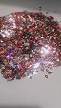 Load and play video in Gallery viewer, 10g Valentine’s Lips (Love Hearts) glitter mix
