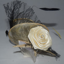 Load image into Gallery viewer, Ivory Fascinator
