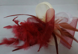 Crinoli two-tone Fascinator