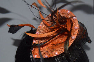 Orange Feather Comb