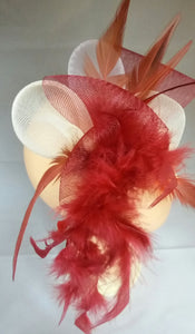 Crinoli two-tone Fascinator
