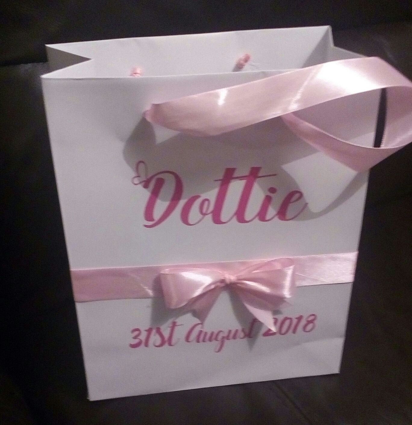 Personalised Wedding Gift Bag