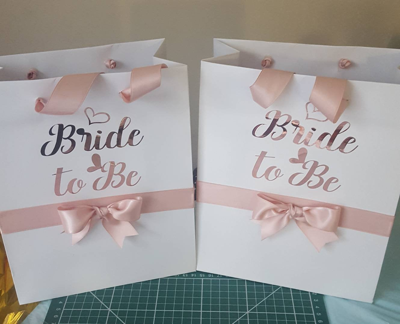Rose Gold Gift Bag