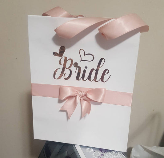 Rose Gold Gift Bag