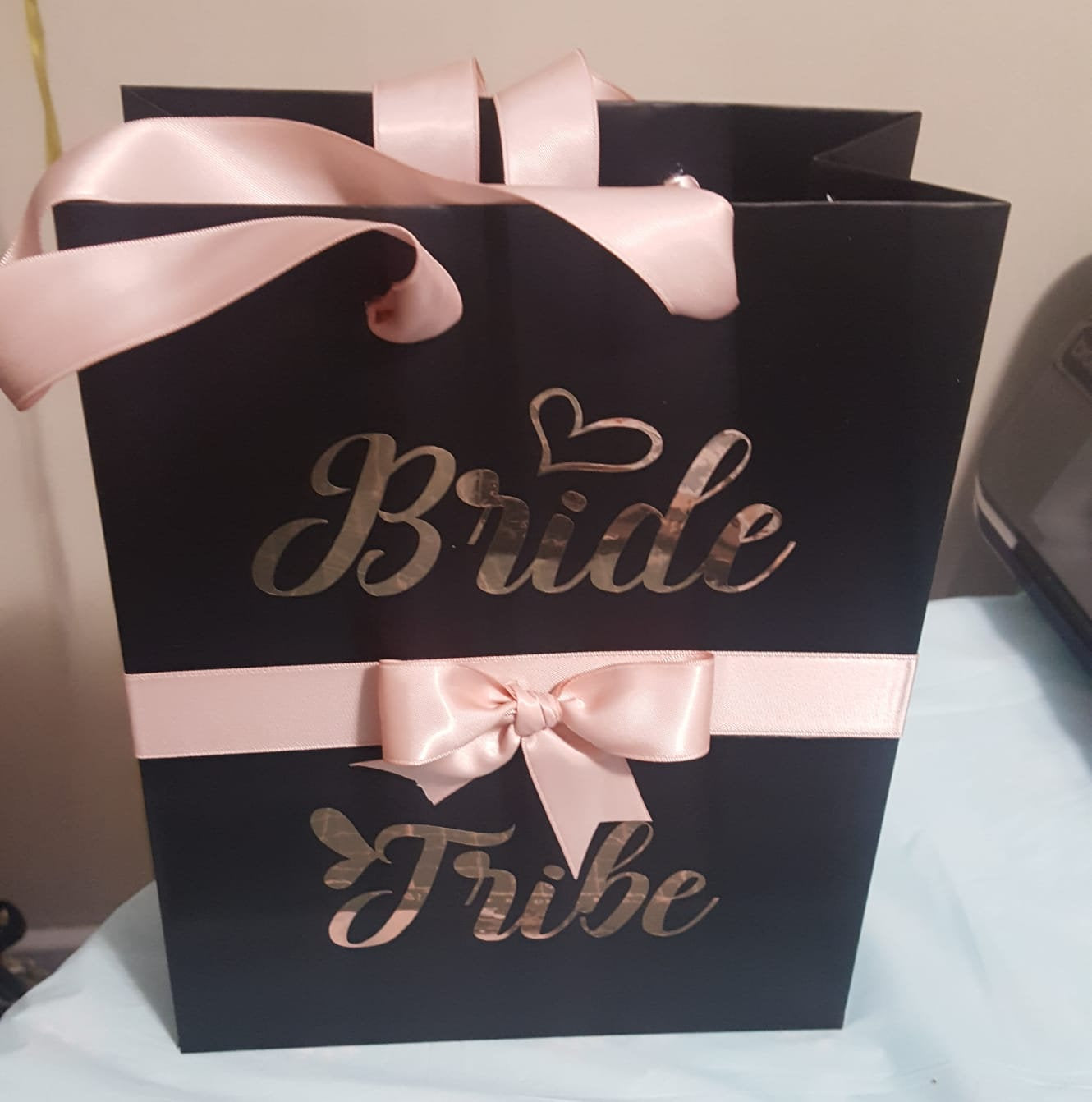 Rose Gold Gift Bag