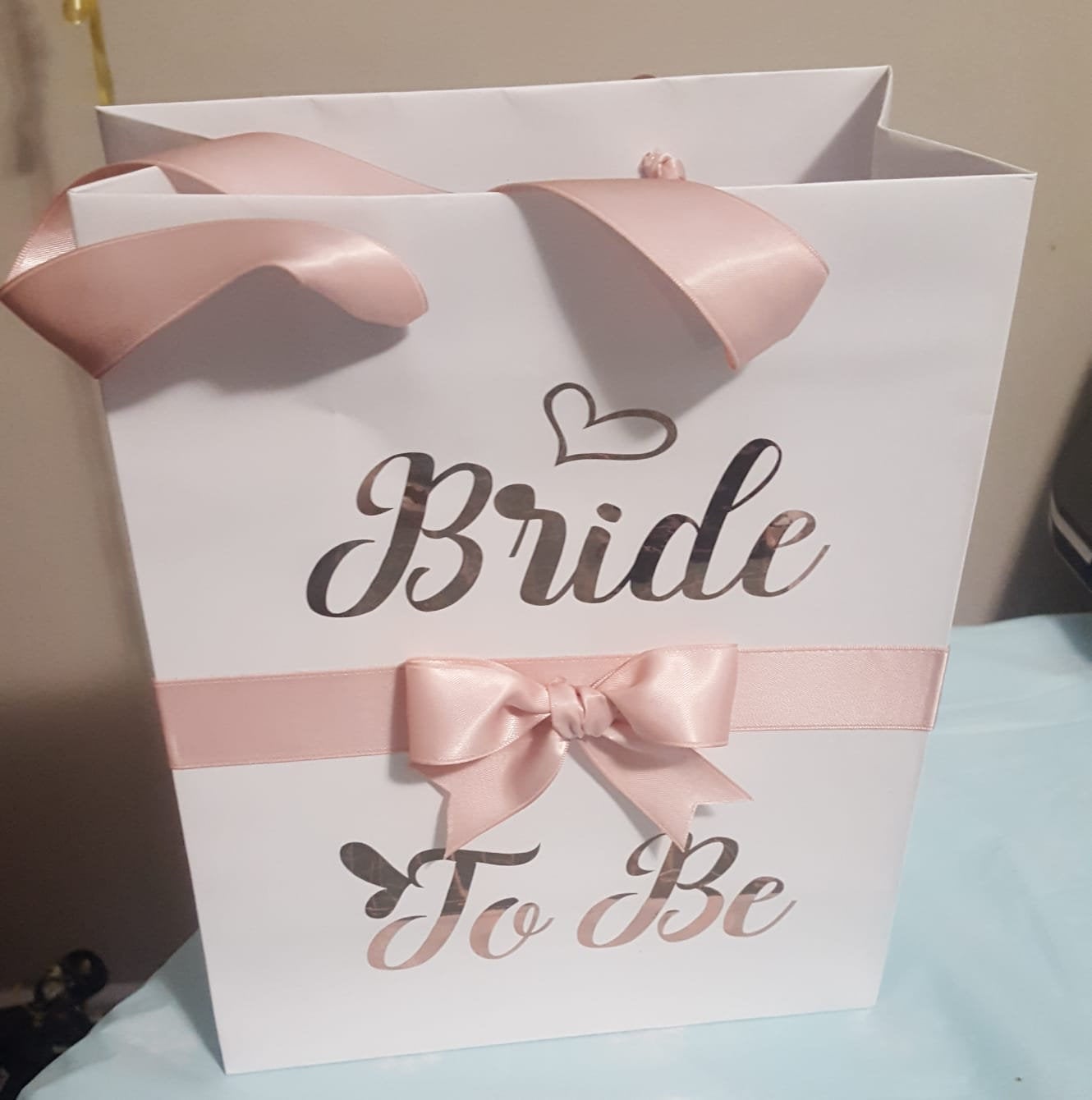 Rose Gold Gift Bag