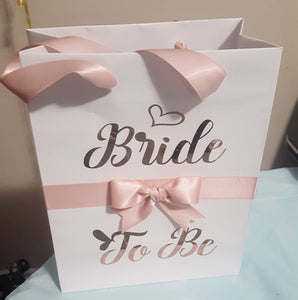 Rose Gold Gift Bag
