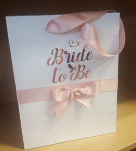 Rose Gold Gift Bag