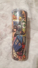 Load image into Gallery viewer, Dr Who Fabric 20oz Tumbler
