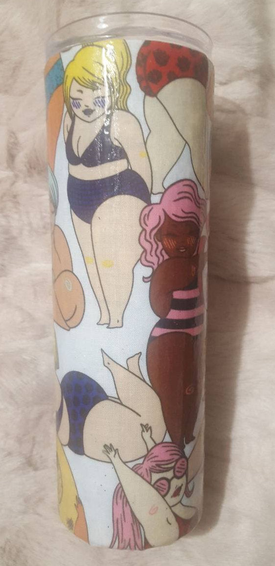 Mamas in Bath Fabric 20oz Tumbler