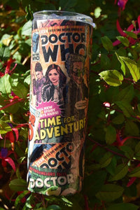Dr Who Fabric 20oz Tumbler